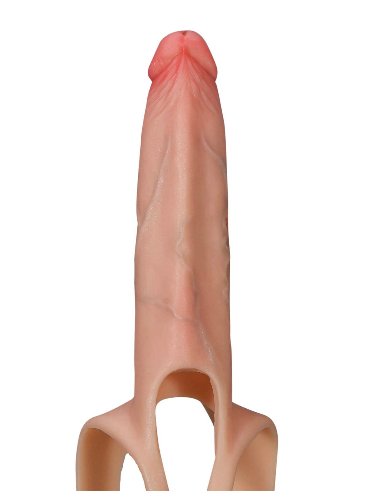Emberfall - Holle Voorbind Strap-On Dildo als Penisverlenging en ED-Sleeve Draagbaar - 19 cm