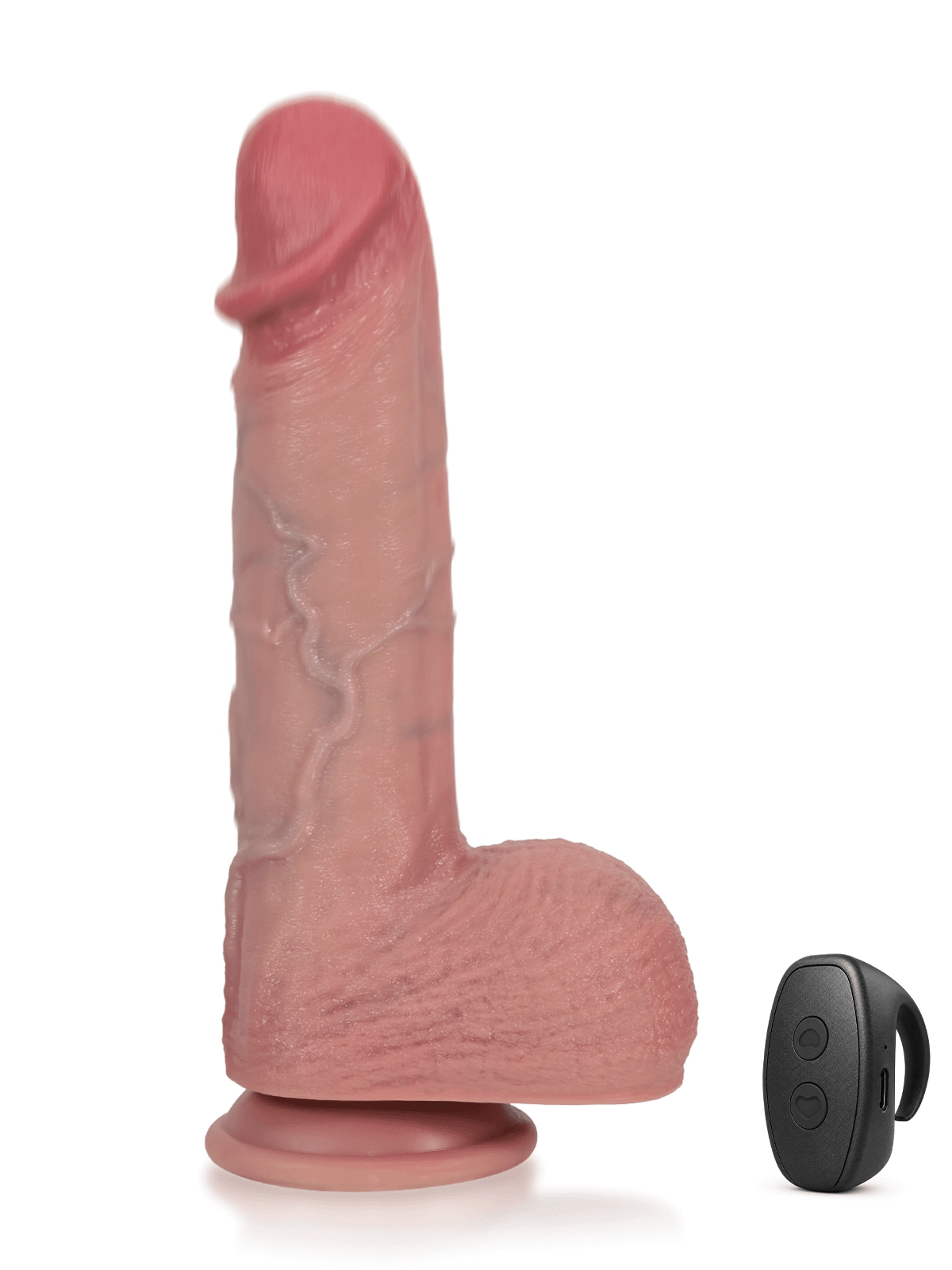 Ivan - Realistische Stotende Vibrerende Dildo met Dorsale Richel - 25 cm