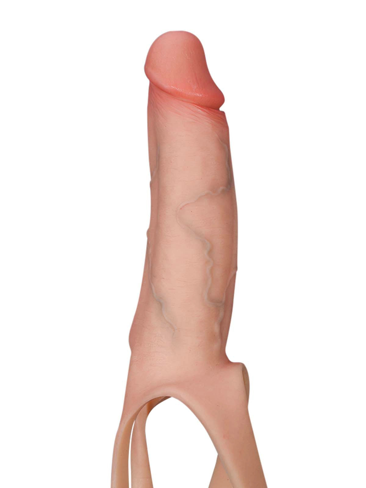 Seraphine - Holle Voorbind Strap-On Dildo als Penisverlenging en ED-Sleeve Draagbaar - 21 cm