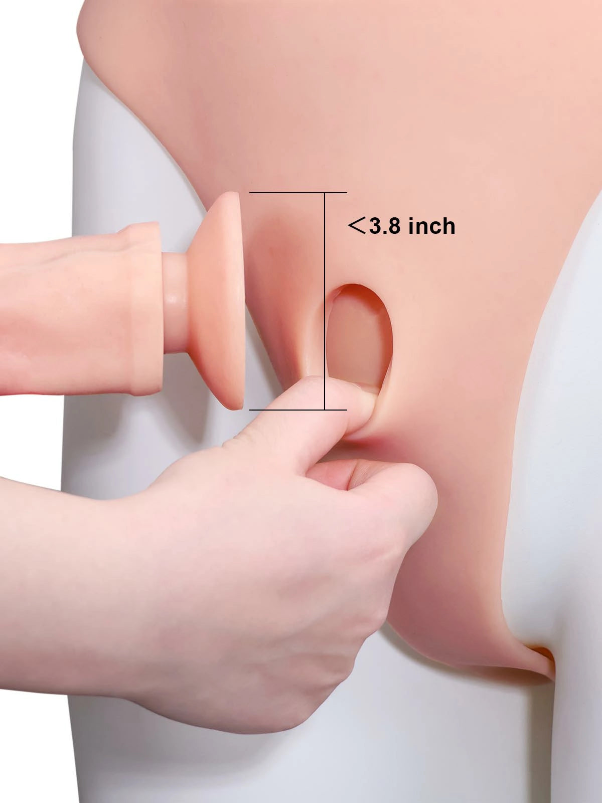 Thalyn - Voorbind Strap-On Set met 2 Verwisselbare Dildo's M en L - 19,8 en 21,6 cm