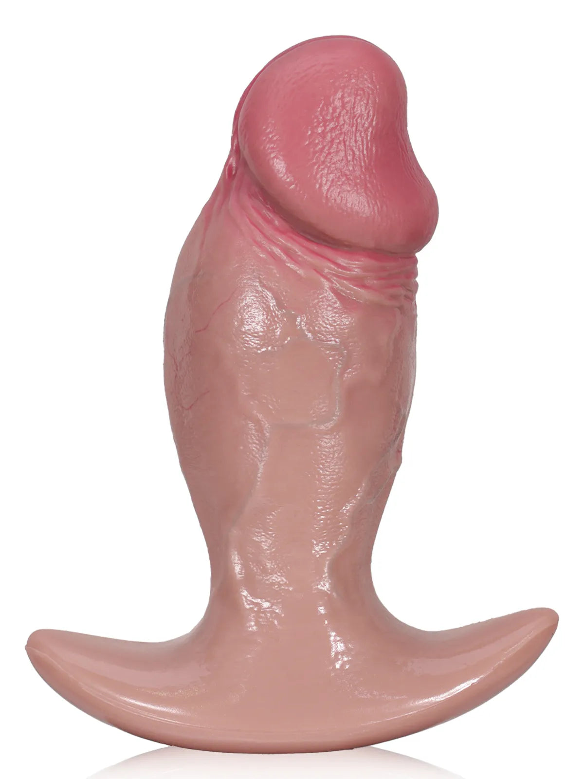 Adam - Realistische Zachte Dildo met Anale Plug Ontwerp - 16,5 cm