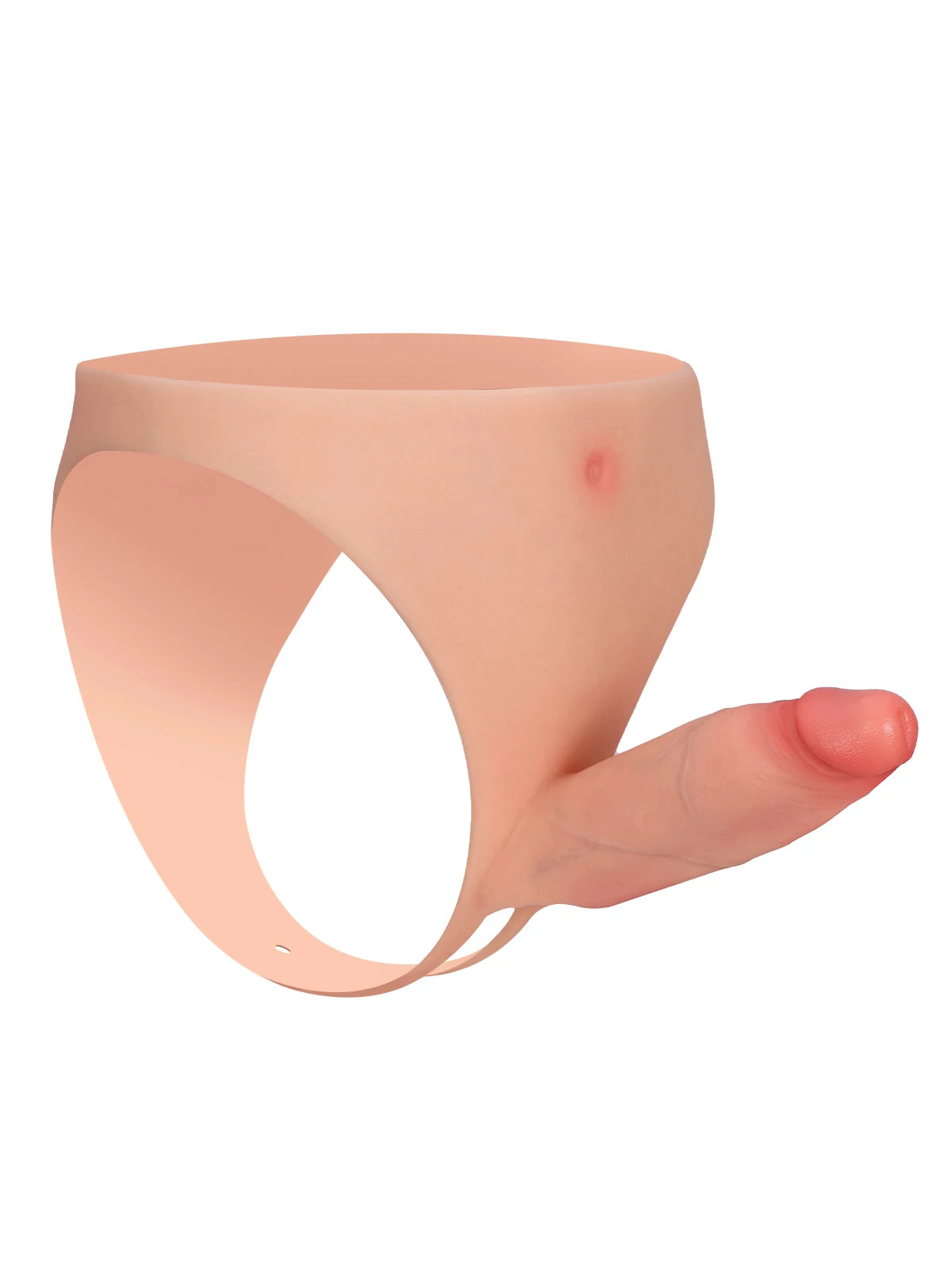 Casey - Holle Voorbind Strap-On Dildo Draagbaar met Premium Siliconen - 15,5 cm