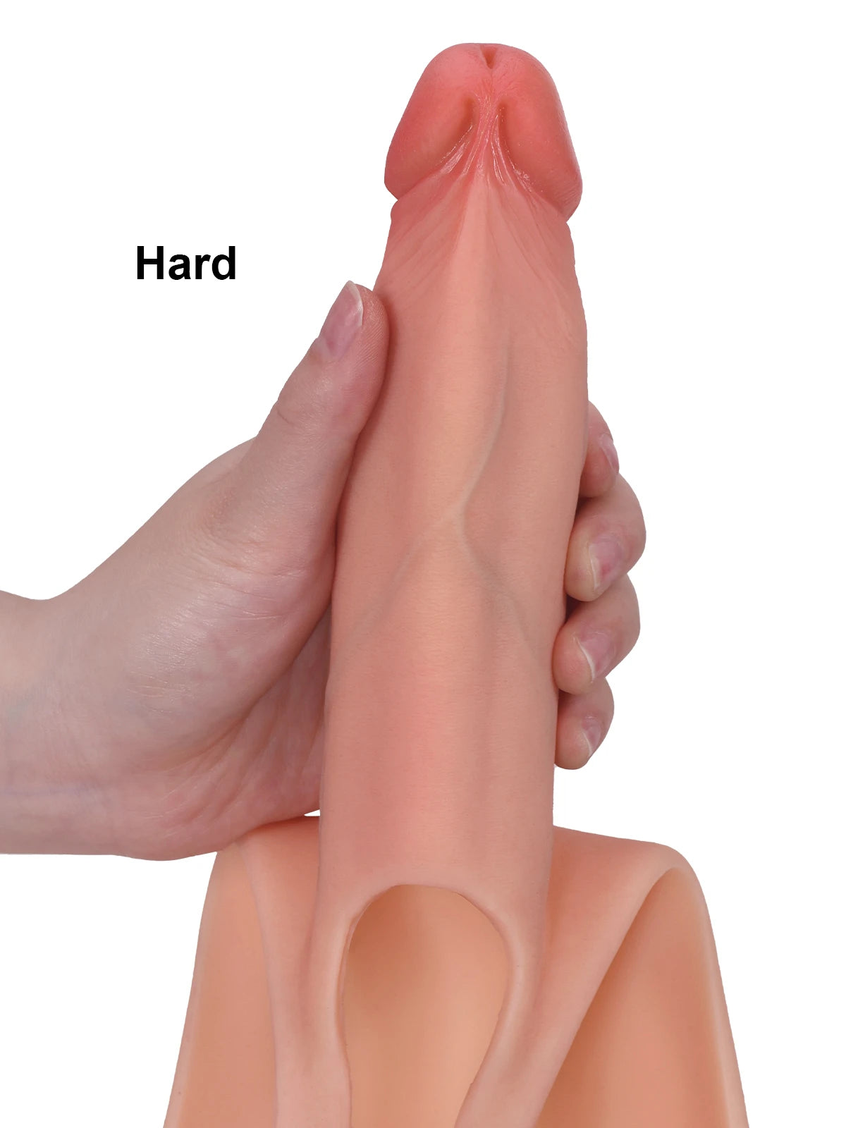 Casey - Holle Voorbind Strap-On Dildo Draagbaar met Premium Siliconen - 15,5 cm