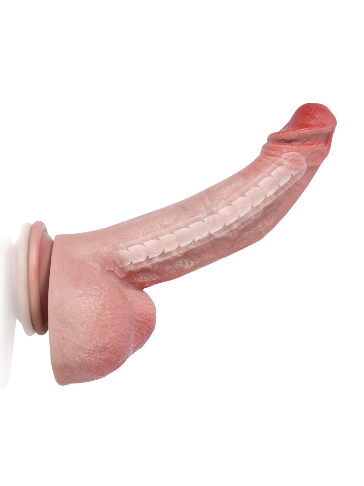 Charlie - Realistische Dildo met Flexibele Metalen Kern - 24 cm
