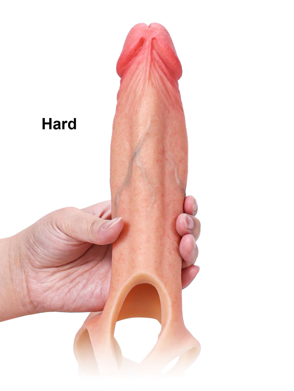 Daenerys - Draagbare Hollow Voorbind Dildo • Penisverlenging • ED Cock Sleeve - 20 cm
