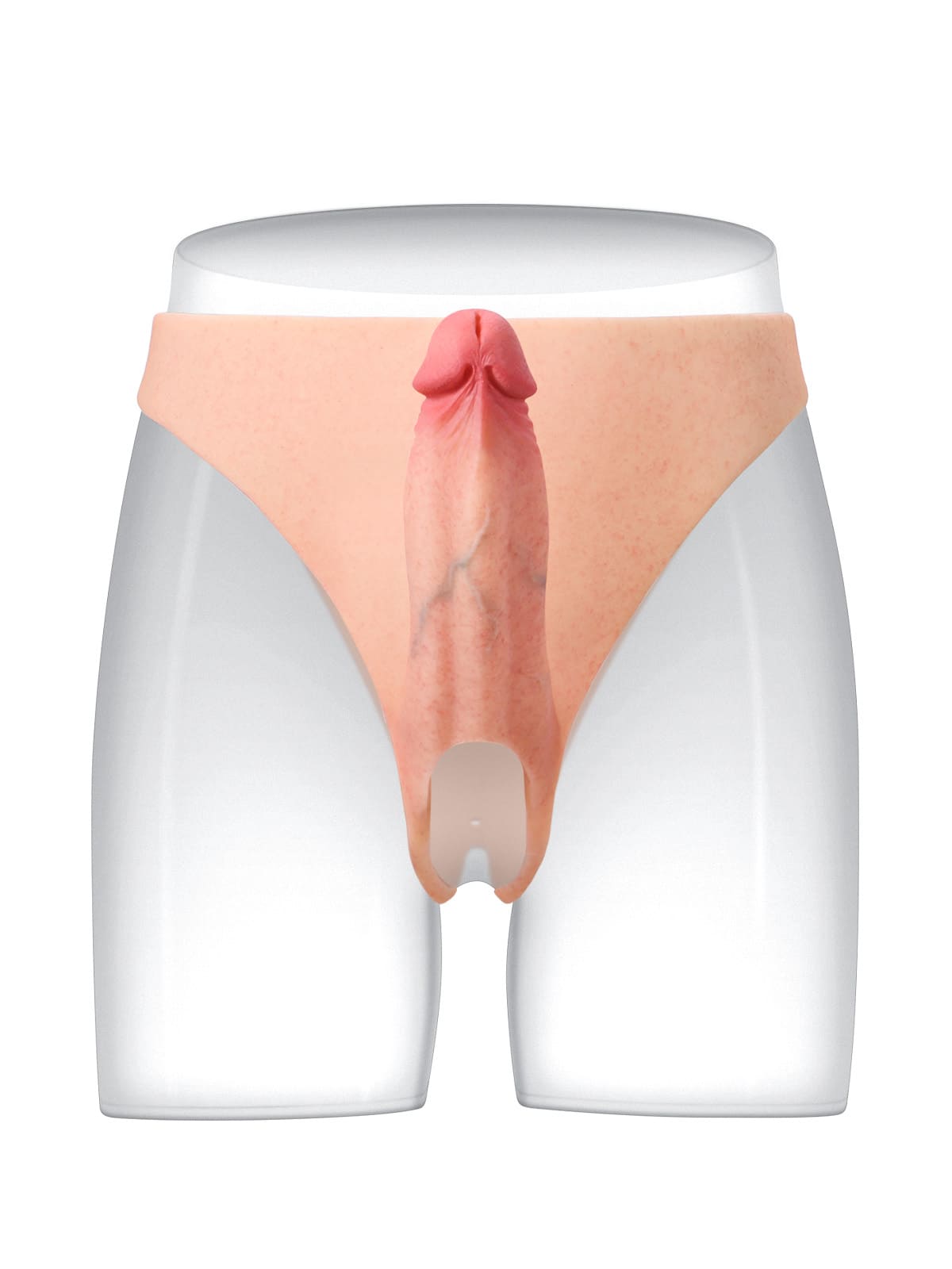 Daenerys - Draagbare Hollow Voorbind Dildo • Penisverlenging • ED Cock Sleeve - 20 cm