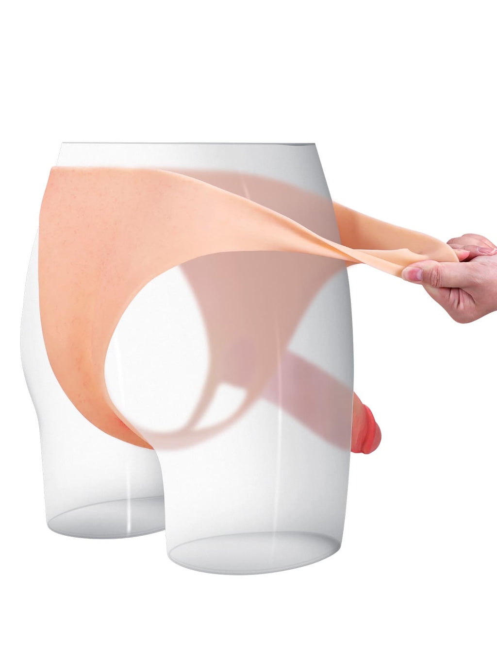 Daenerys - Draagbare Hollow Voorbind Dildo • Penisverlenging • ED Cock Sleeve - 20 cm