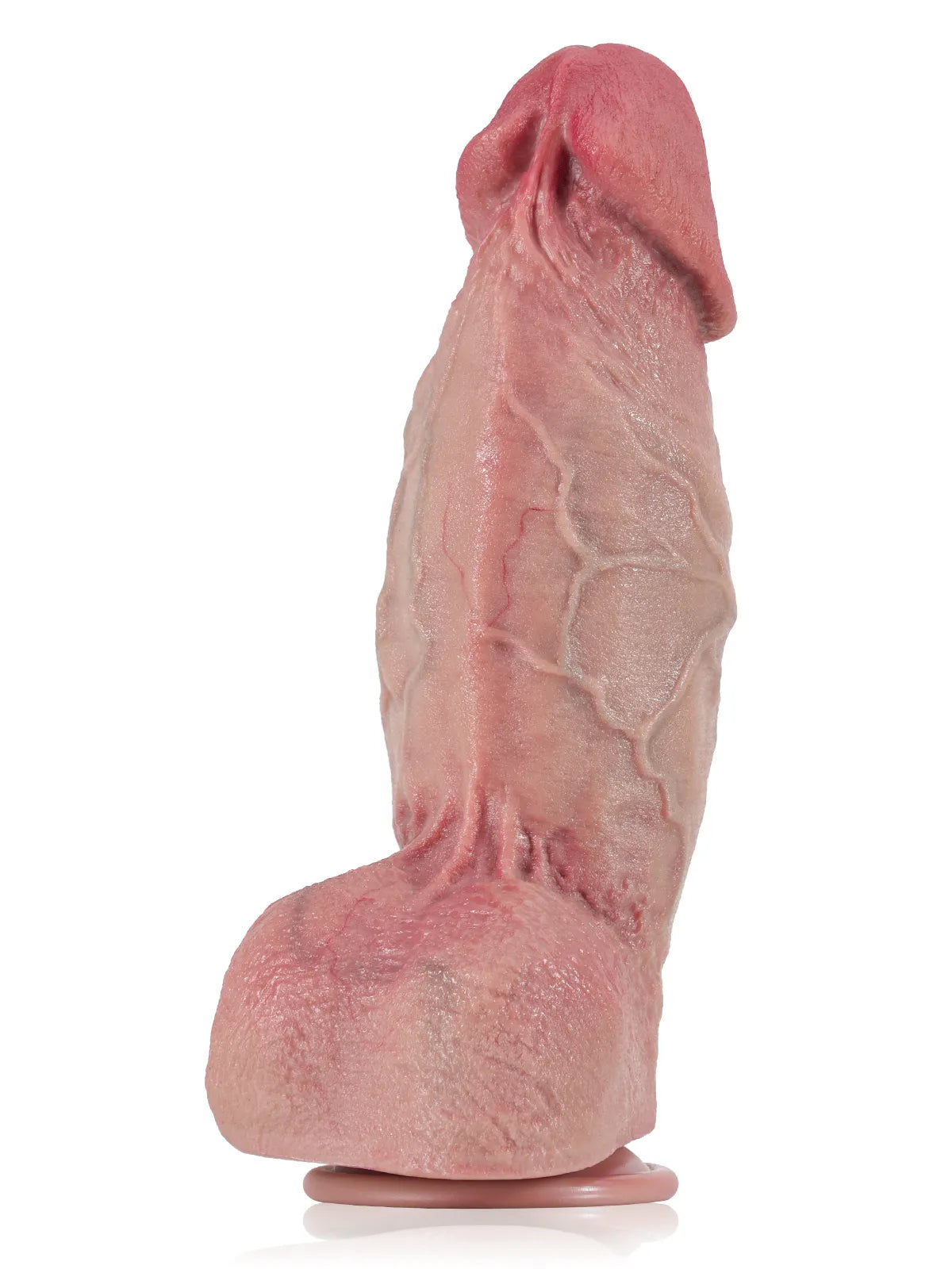Diego - Grote Dikke Realistische Dildo met Gedetailleerde Aderen - 28 cm