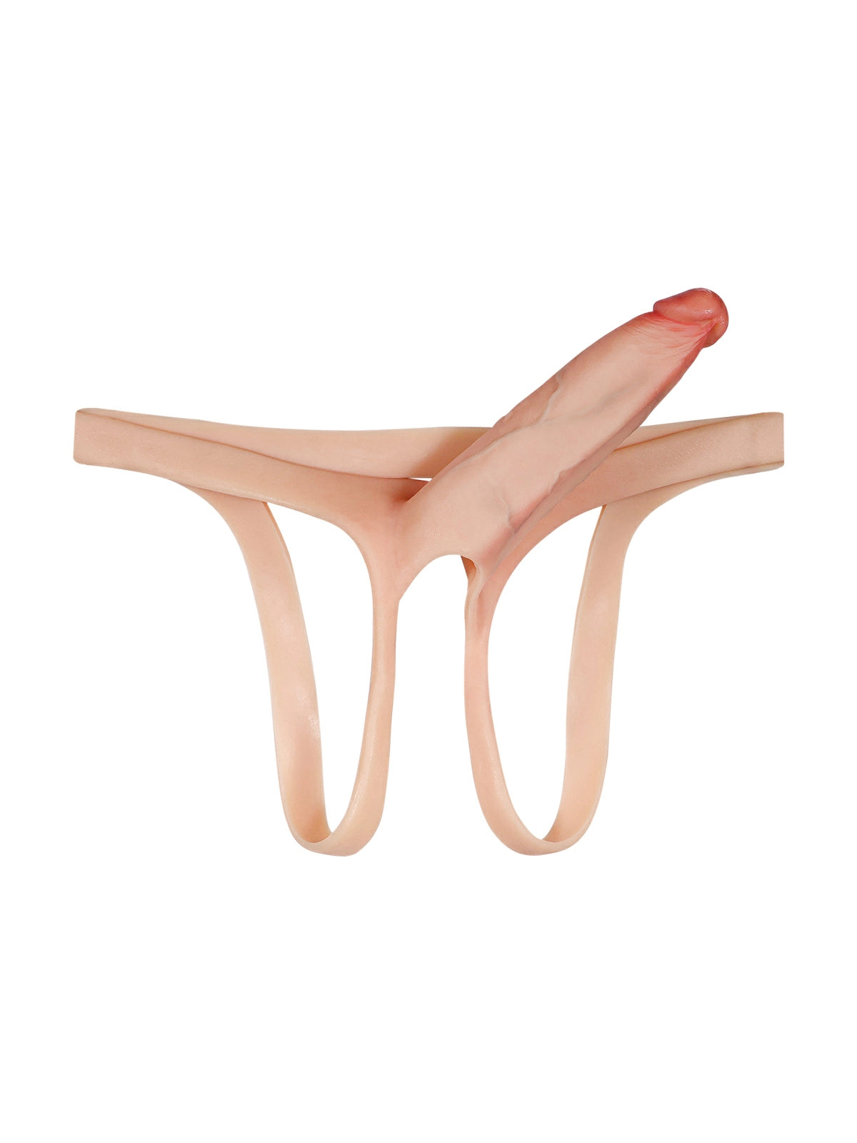 Emberfall - Holle Voorbind Strap-On Dildo als Penisverlenging en ED-Sleeve Draagbaar - 19 cm
