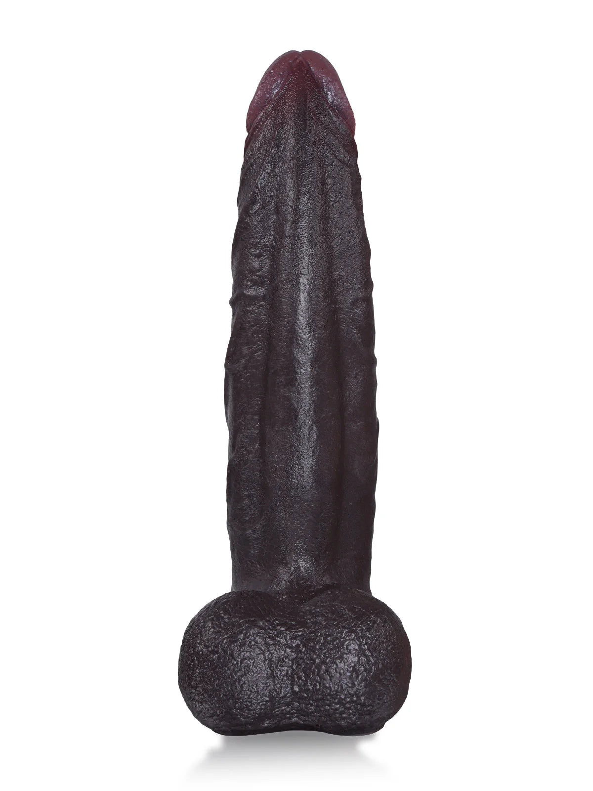 Hunter - Zwarte Gebogen G-Spot Dildo met Progressief Verdikkend Lichaam - 23,6 cm