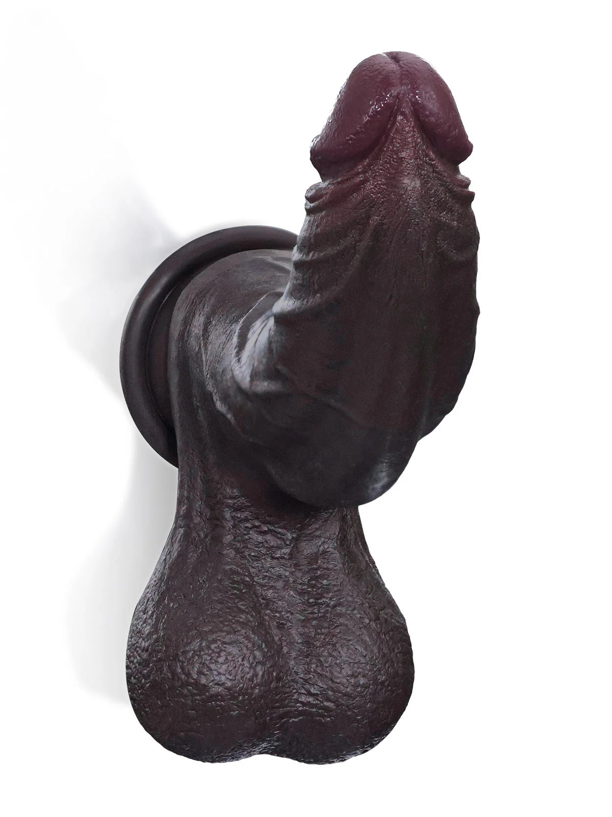 Hunter - Zwarte Gebogen G-Spot Dildo met Progressief Verdikkend Lichaam - 23,6 cm