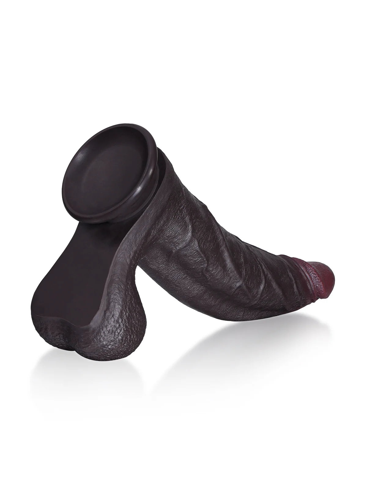 Hunter - Zwarte Gebogen G-Spot Dildo met Progressief Verdikkend Lichaam - 23,6 cm