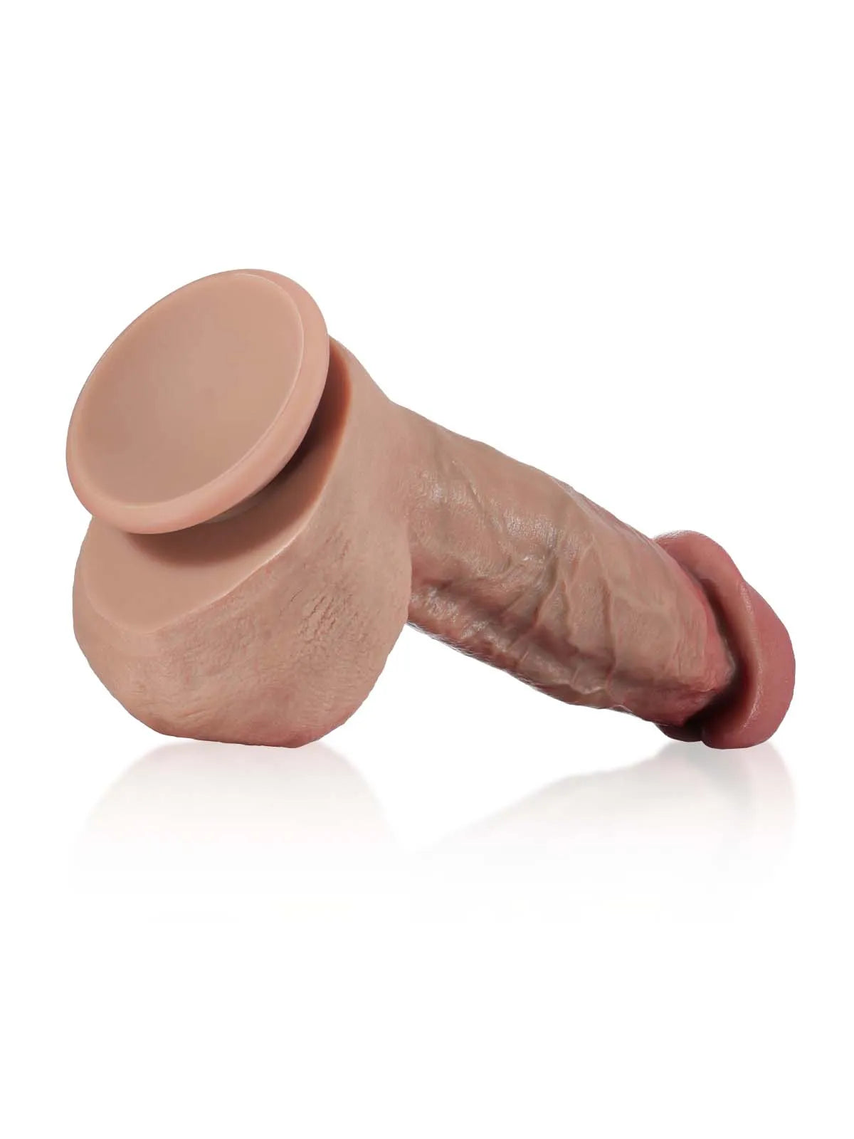 Jack - Dikke Realistische Dildo met Opgezette Glans - 23 cm