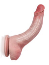 Jodie - Slanke Flexibele Siliconen Dildo met Metalen Kiel - 21 cm
