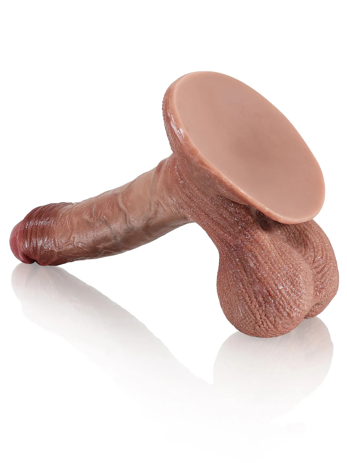 Jozef - Lange Realistische Dildo met Bewegende Testikels - 24,5 cm