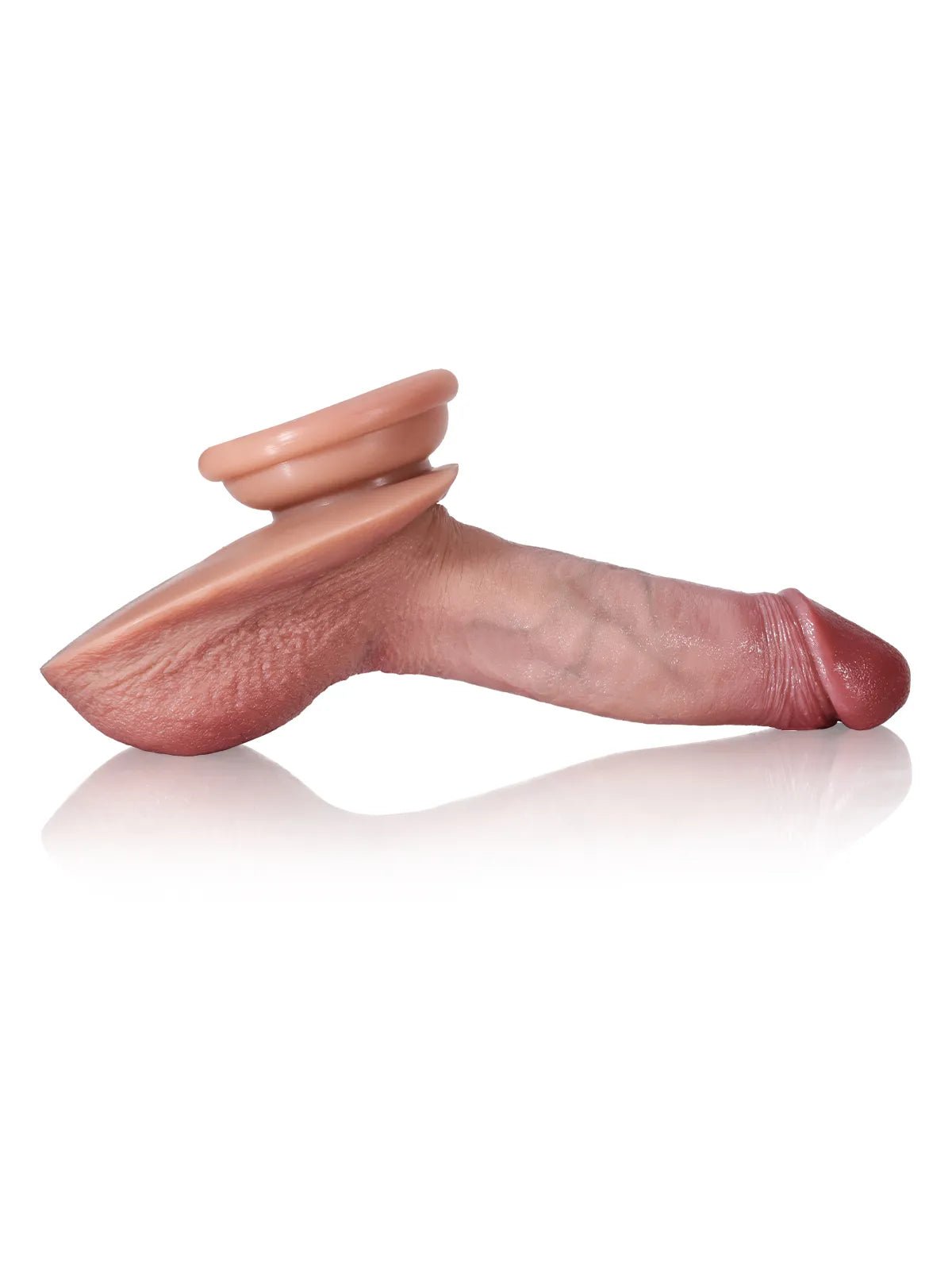 Julian - Realistische Siliconen Dildo met Grote Ballen - 14,5 cm