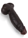 Kimi - Zwarte Realistische Dildo met Dikke Schacht - 21,8 cm