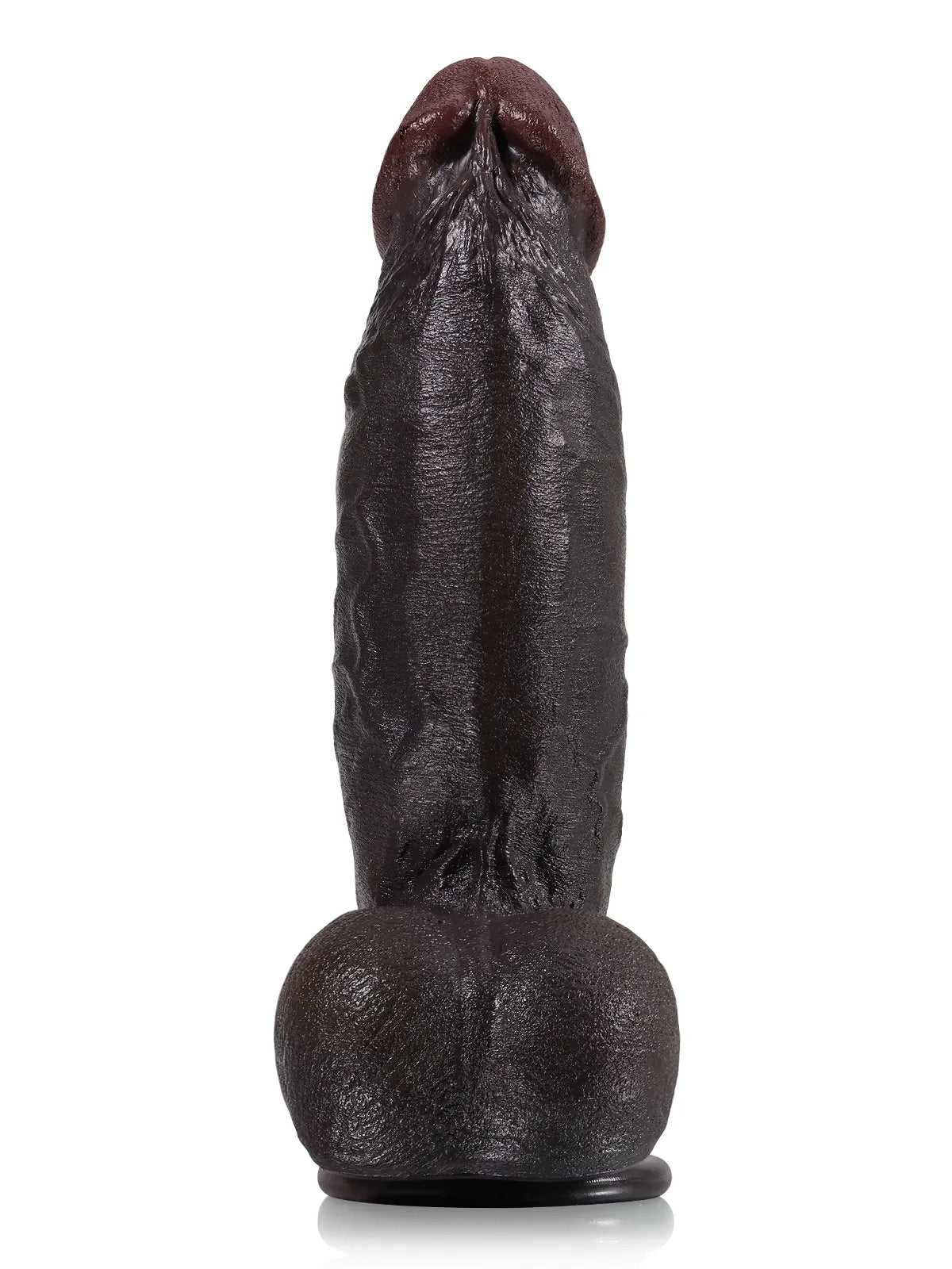 Kimi - Zwarte Realistische Dildo met Dikke Schacht - 21,8 cm