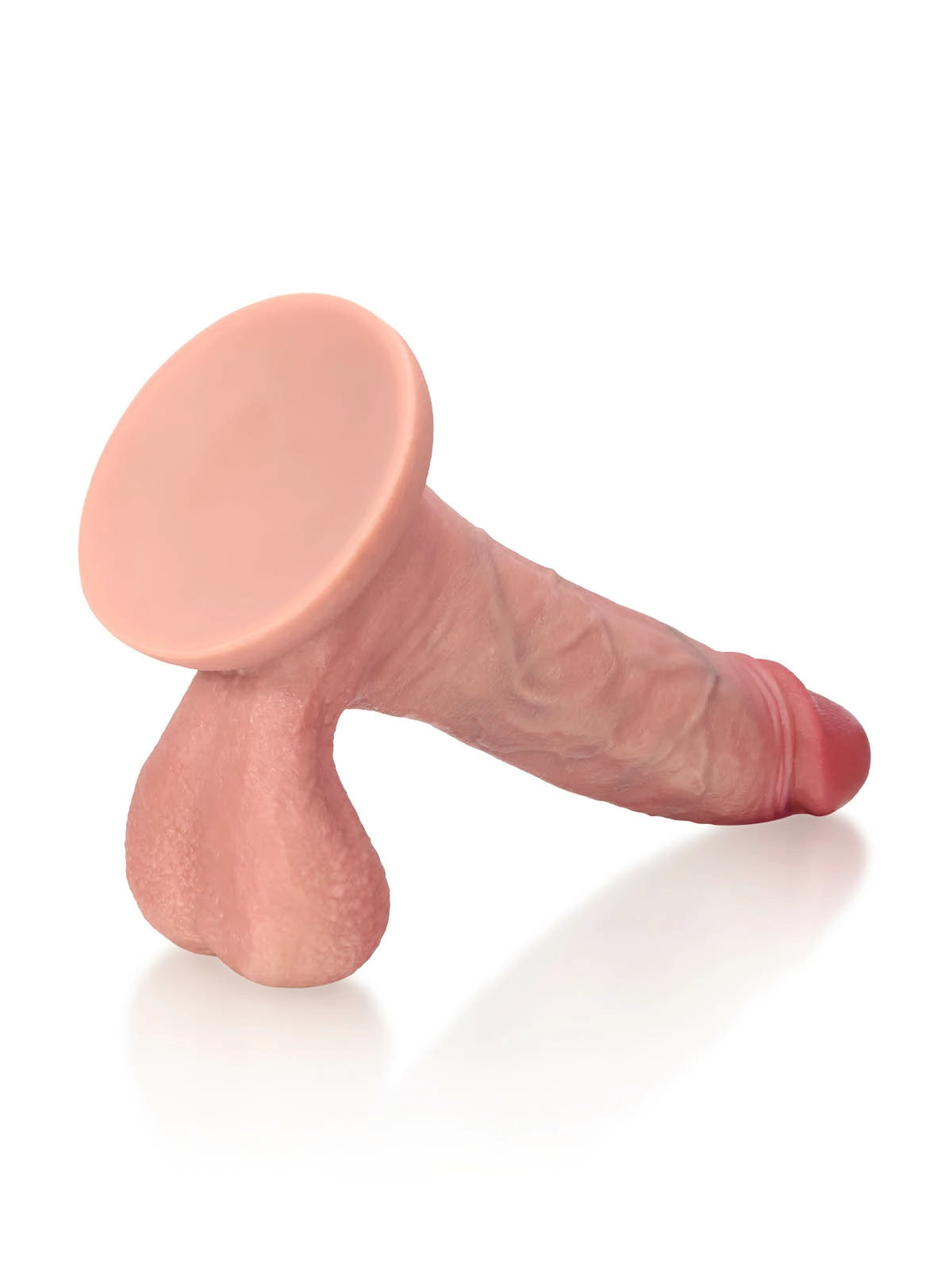 Logan - Realistische Dubbele-Dichtheid Dildo met Grote Eikel en Zuignap - 23,4 cm