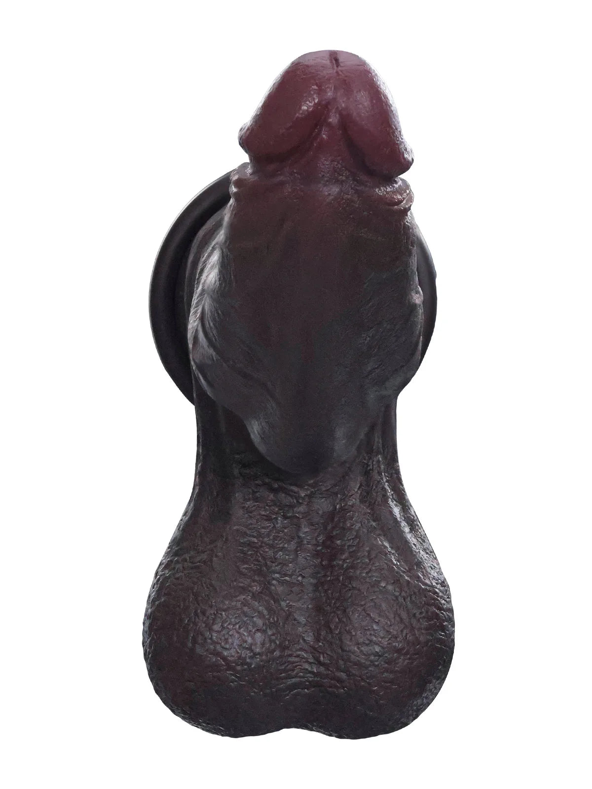 Logan - Zwarte Realistische Dubbele-Dichtheid Dildo met Zwaaiende Testikels - 23,4 cm