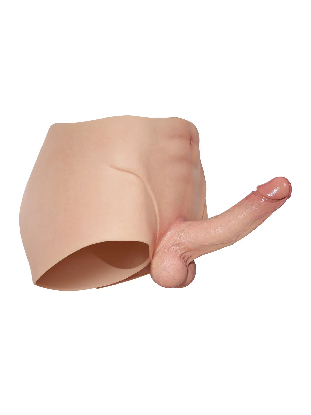 Marcus - Full-Wrap Siliconen Voorbind Dildo met Realistische Dildo - 18,5 cm