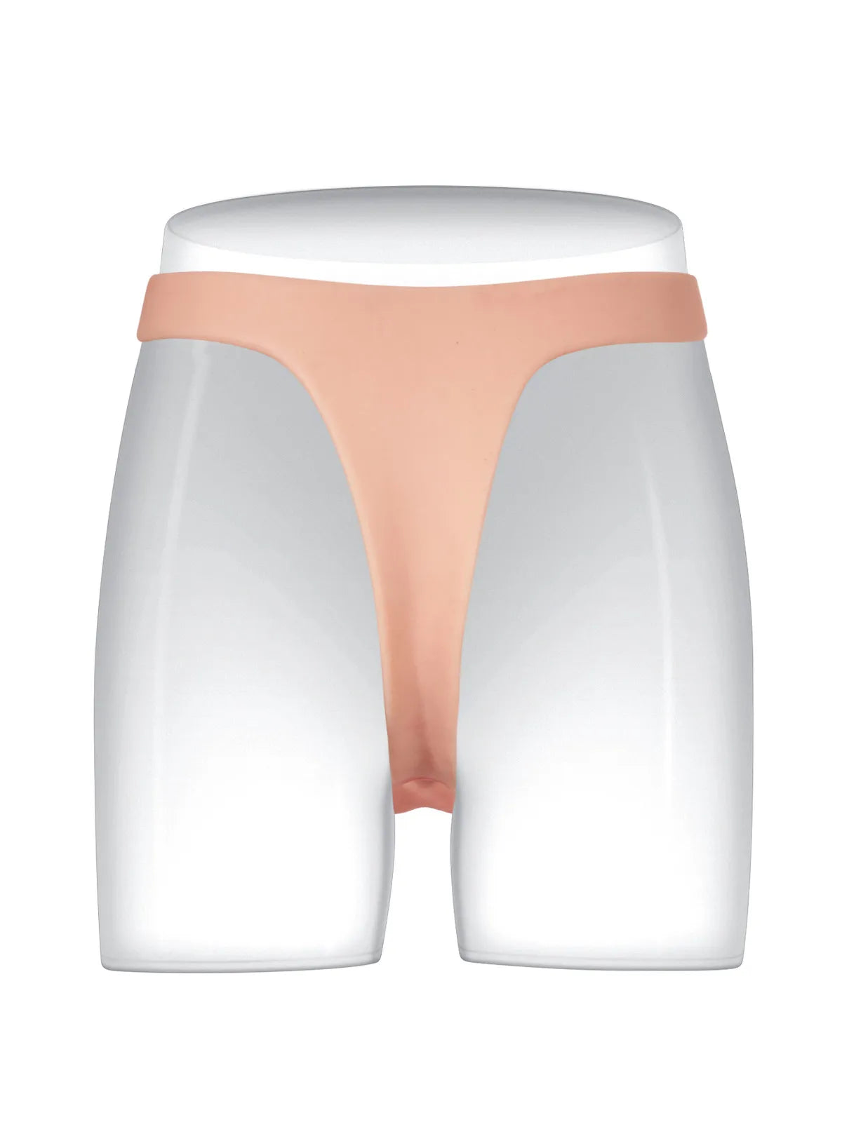 Nick - Lichtgewicht Siliconen Voorbind Dildo met Slanke Riem - 15 cm