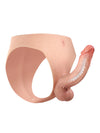 Oscar - Siliconen Voorbind Dildo met Stevige Schacht - 17,5 cm