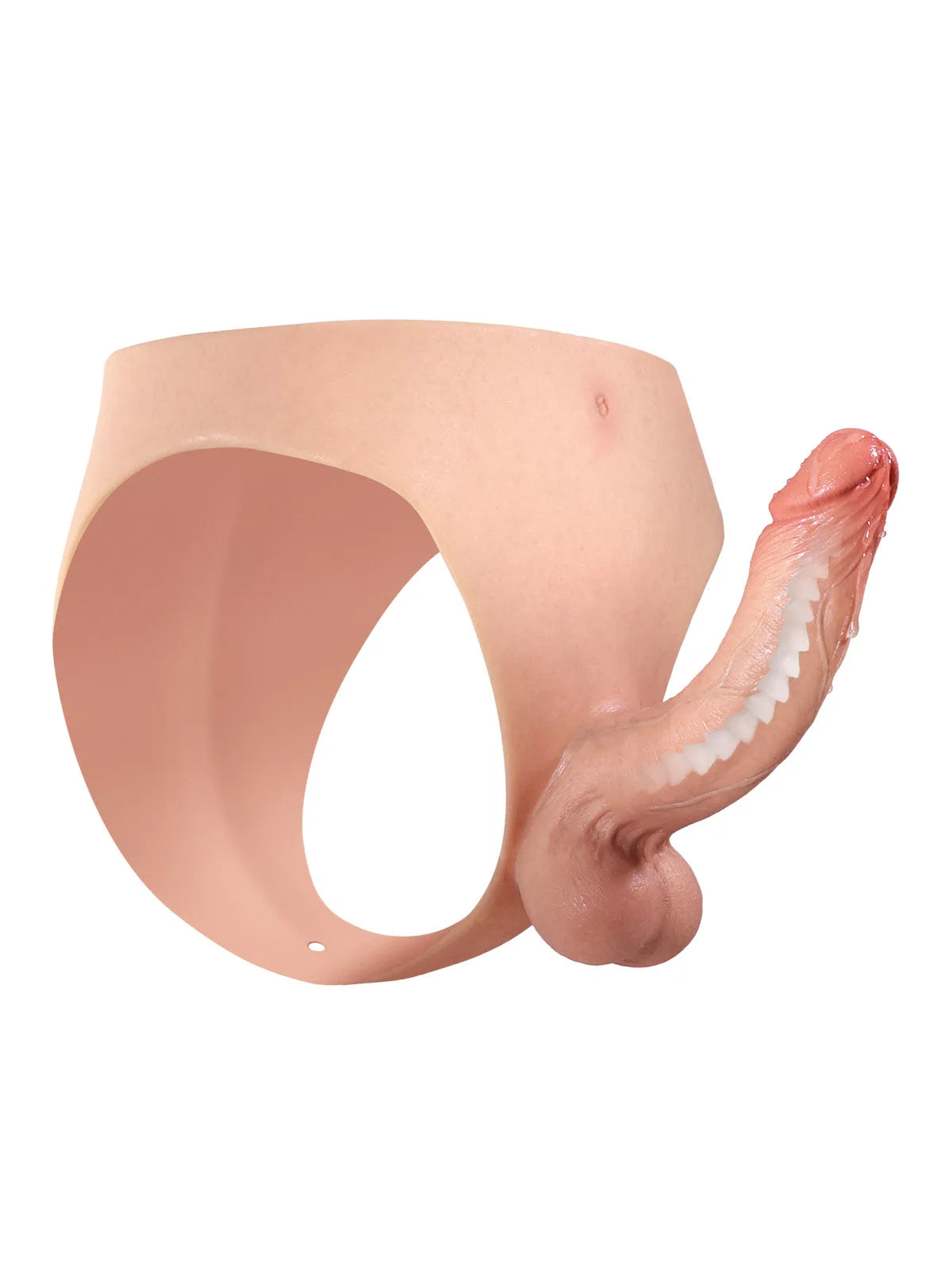 Oscar - Siliconen Voorbind Dildo met Stevige Schacht - 17,5 cm