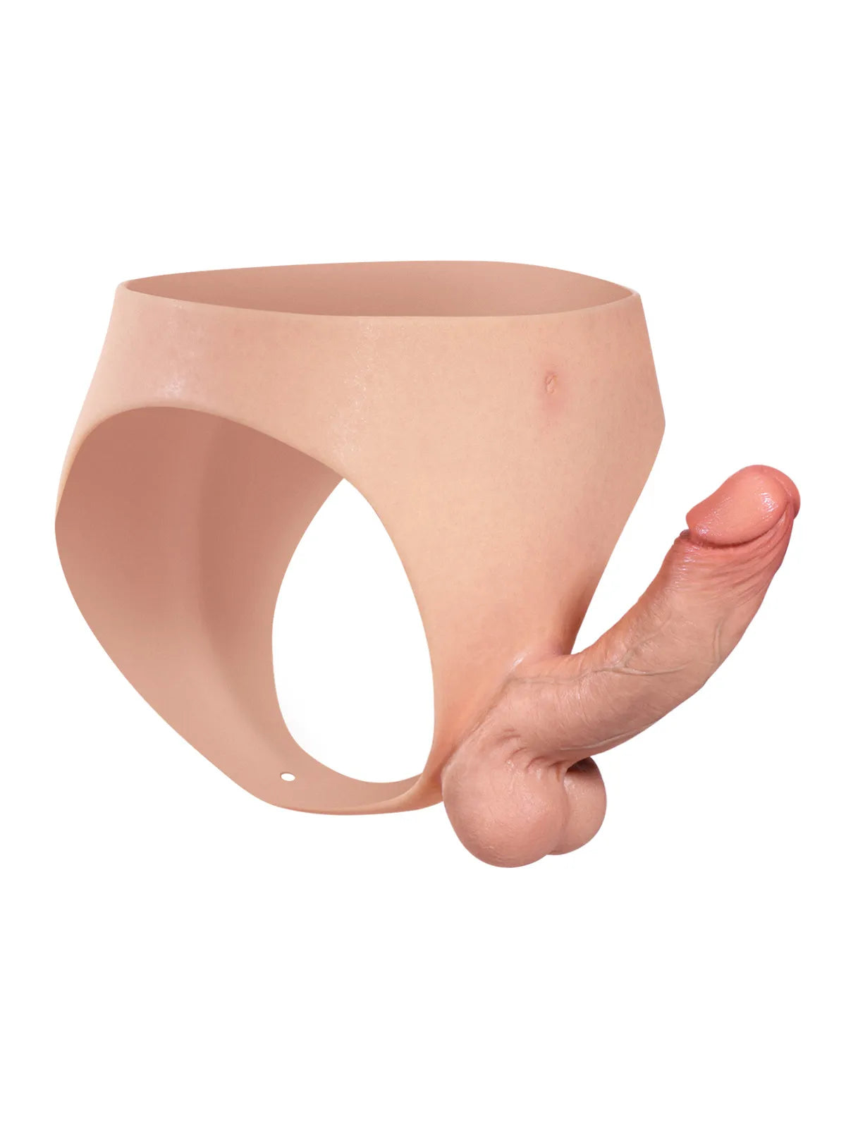 Oscar - Siliconen Voorbind Dildo met Stevige Schacht - 17,5 cm