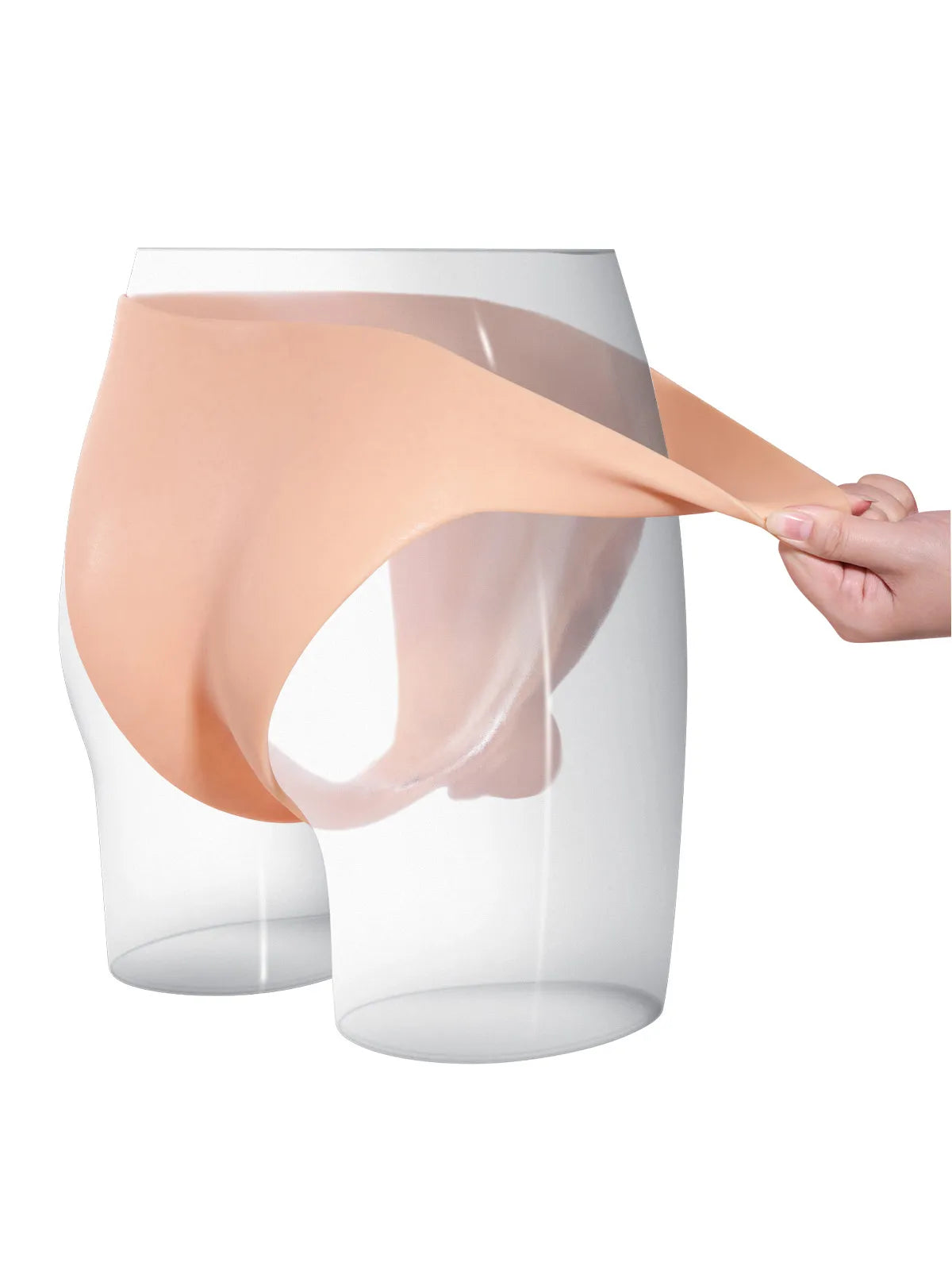Oscar - Siliconen Voorbind Dildo met Stevige Schacht - 17,5 cm