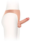 Owen - Levensechte Siliconen Voorbind Dildo met Stevige Kern - 15,5 cm