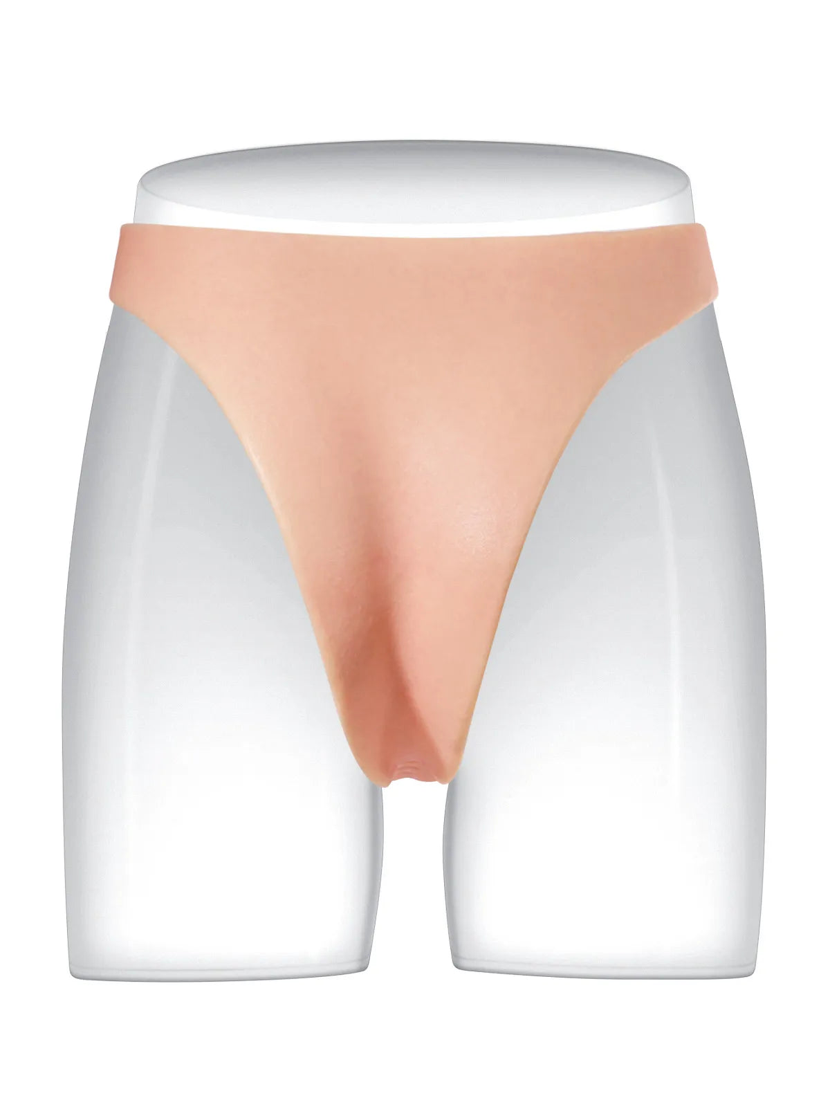 Owen - Levensechte Siliconen Voorbind Dildo met Stevige Kern - 15,5 cm