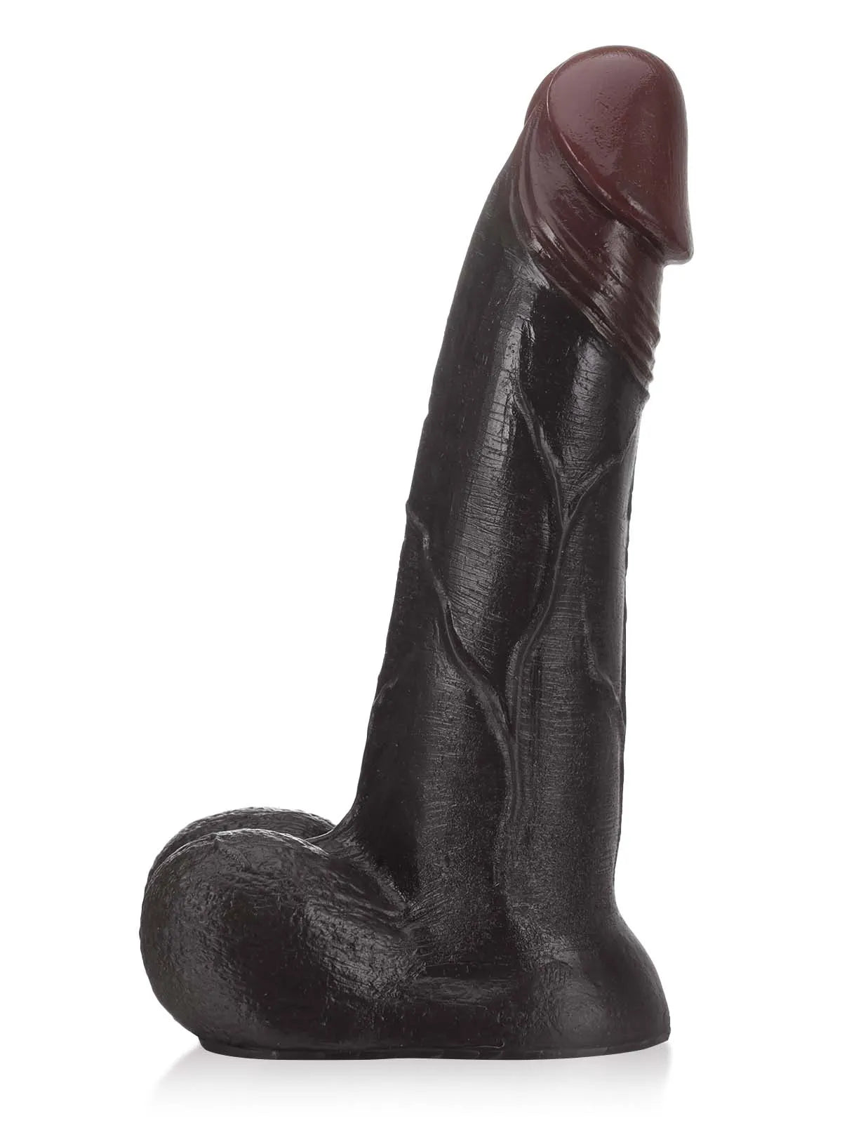 Raptor - Zwarte Dikke Grote Vac-U-Lock Dildo met Glijdende Huid - 27,5 cm