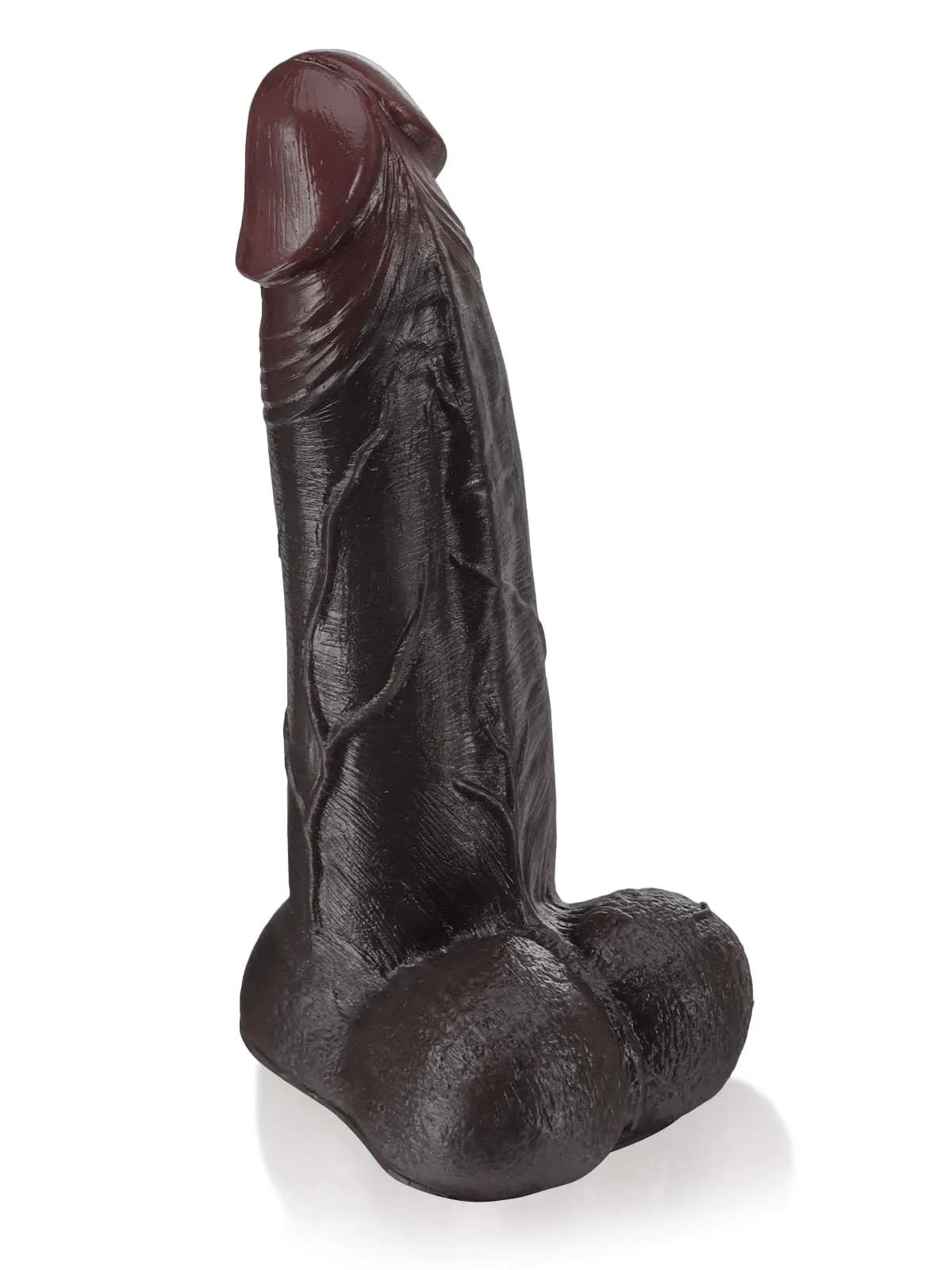 Raptor - Zwarte Dikke Grote Vac-U-Lock Dildo met Glijdende Huid - 27,5 cm