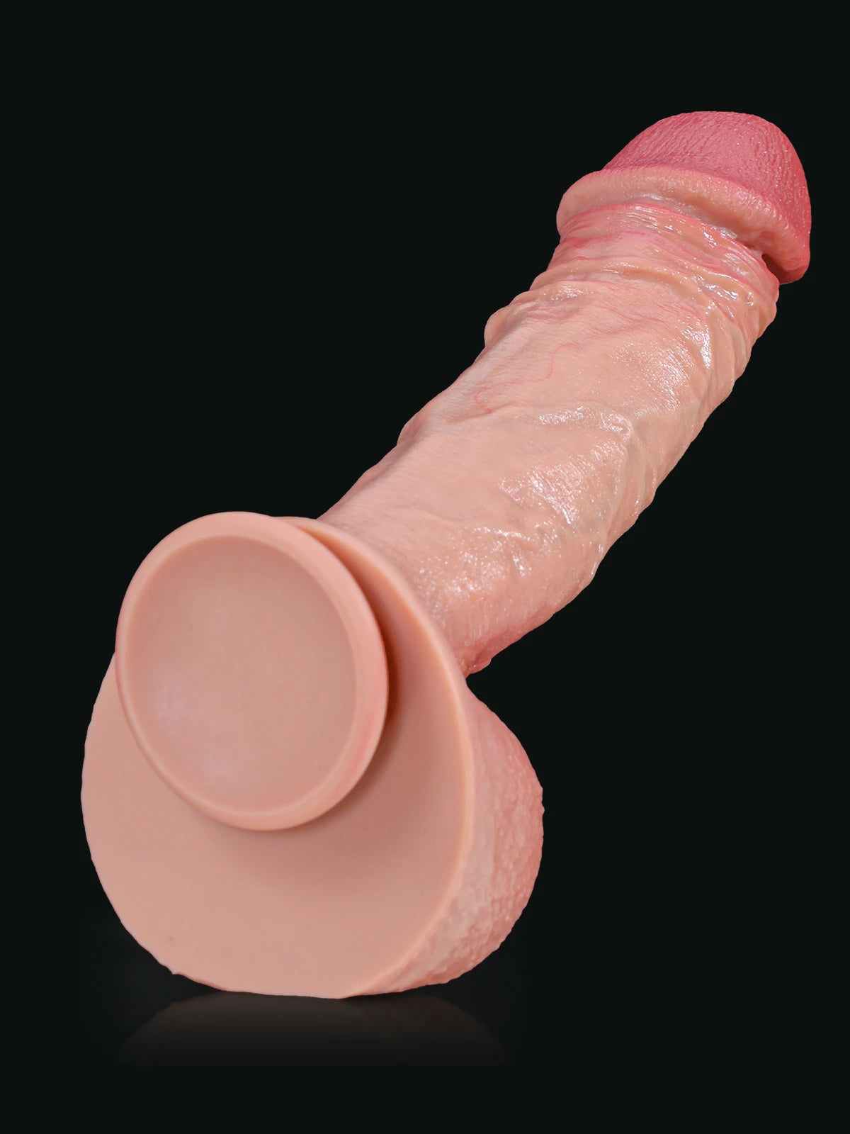 Rockwell - Grote Dikke Realistische Dildo met Buigbare Metalen Kiel - 27,5 cm
