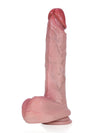 Sean - Slanke Realistische Dildo met Gerimpelde Testikels - 24 cm
