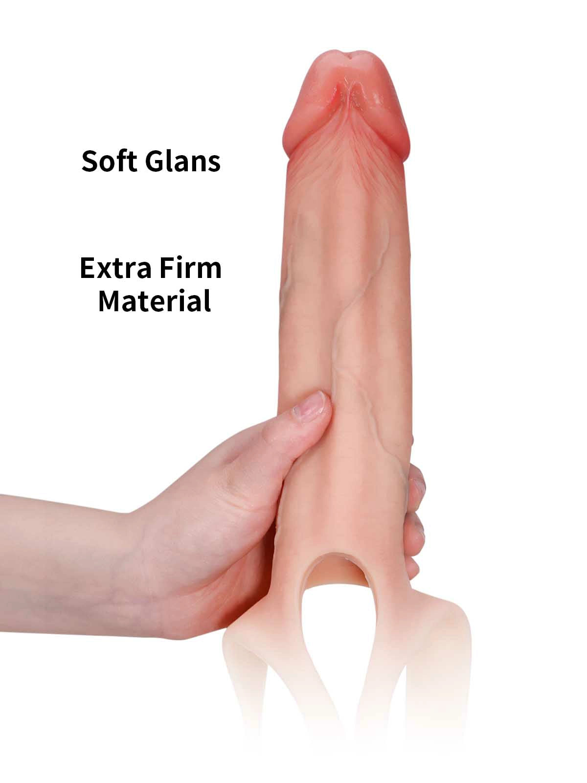 Seraphine - Holle Voorbind Strap-On Dildo als Penisverlenging en ED-Sleeve Draagbaar - 21 cm