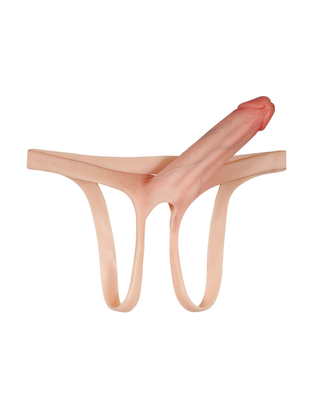 Seraphine - Holle Voorbind Strap-On Dildo als Penisverlenging en ED-Sleeve Draagbaar - 21 cm